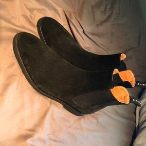 New Republic Black Suede Chelsea Boots